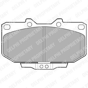 Тормозные колодки дисковые, комплект Delphi LP1056