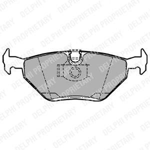 Колодки гальмівні (задні) BMW 5 (E39) 95-04 (Continental) Delphi LP1107 (фото 1)