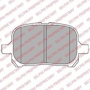 Гальмівні колодки, дискові Delphi LP1144