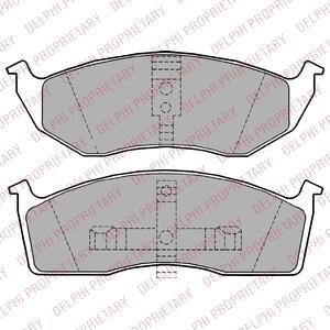 Тормозные колодки дисковые, комплект Delphi LP1164