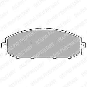 Гальмівні колодки, дискові Delphi LP1305