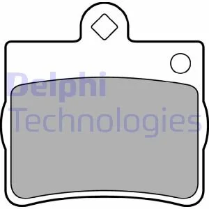 Комплект гальмівних колодок задн, MERCEDES C (W202), C T-MODEL (S202) 1.8-2.8 03.93-09.00 Delphi LP1402 (фото 1)