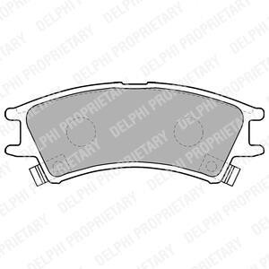 Тормозные колодки дисковые, комплект Delphi LP1502