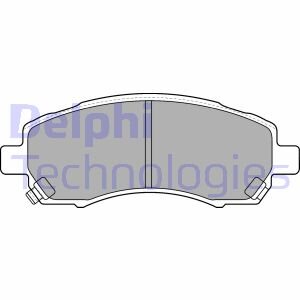Тормозные колодки дисковые, комплект Delphi LP1545