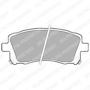 Гальмівні колодки, дискові Delphi LP1663