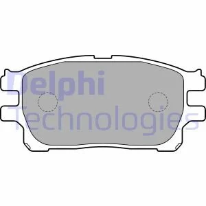 Комплект гальмівних колодок передн, TOYOTA PREVIA II 2.0D/2.4 02.00-02.06 Delphi LP1784