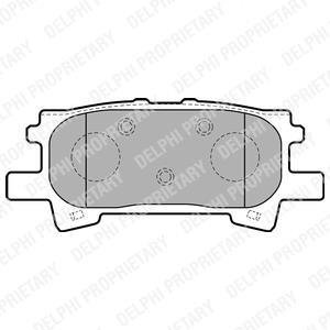 Колодки гальмівні (задні) Lexus RX 03-08 (Sumitomo) Delphi LP1820