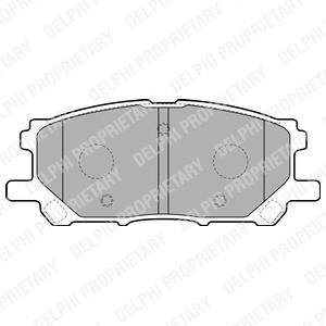 Колодки гальмівні (передні) Lexus RX 03- (Sumitomo) Delphi LP1823