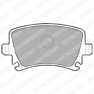 Колодки гальмівні (задні) Audi A3/TT/Skoda Octavia/SuperB/VW Golf 03- (Trw) Delphi LP1824