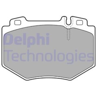 Тормозные колодки дисковые, комплект Delphi LP1851