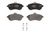 Комплект гальмівних колодок передн, MERCEDES C (C204), C (W204), C T-MODEL (S204), E (A207), E (C207), E (W212), E T-MODEL (S212), SLC (R172), SLK (R172) 1.6-3.0 01.07- Delphi LP2028 (фото 1)