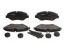 Комплект гальмівних колодок передн BREMBO IVECO DAILY III, DAILY IV, DAILY V, DAILY VI 550002E-F1CGL411C 05.99- Delphi LP2039 (фото 1)
