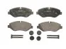 Комплект гальмівних колодок передн BREMBO IVECO DAILY III, DAILY IV, DAILY V, DAILY VI 550002E-F1CGL411C 05.99- Delphi LP2039 (фото 3)