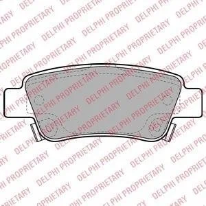 Колодки гальмівні (задні) Honda CR-V III/IV 06- Delphi LP2047