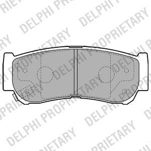 Гальмівні колодки, дискові Delphi LP2049