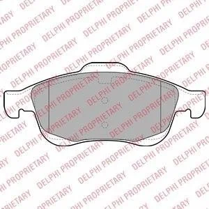 Колодки гальмівні (передні) Citroen Berlingo/Peugeot Partner 08- Delphi LP2101