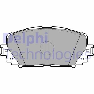Тормозные колодки дисковые, комплект Delphi LP2123