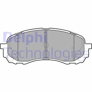 Тормозные колодки дисковые, комплект Delphi LP2128