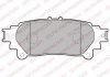 Колодки гальмівні (задні) Toyota Highlander 14-/Prius 08-/Lexus GS 12-/RC 14-/RX 08-15 Delphi LP2196 (фото 1)