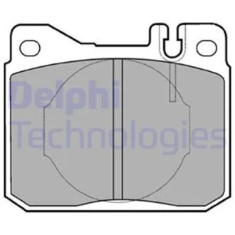 Тормозные колодки дисковые, комплект Delphi LP221