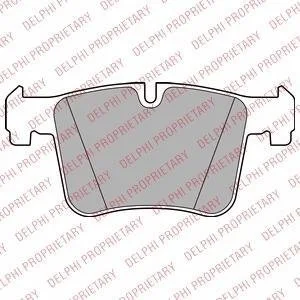 Колодки гальмівні (передні) BMW 1 (F20-21)/2 (F22/F87/F45-46)/3 (F30-31/F34/F80)/4 (F32/F36)/X3 11- Delphi LP2234