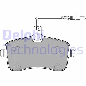 Тормозные колодки дисковые, комплект Delphi LP2282