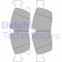 Тормозные колодки дисковые, комплект Delphi LP2298 (фото 1)