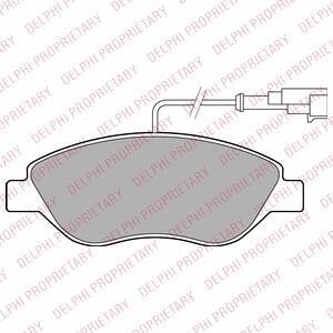 Тормозные колодки дисковые, комплект Delphi LP2299