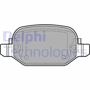 Тормозные колодки дисковые, комплект Delphi LP2475