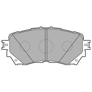 Колодки гальмівні (передні) Mazda 6 12- Delphi LP2487