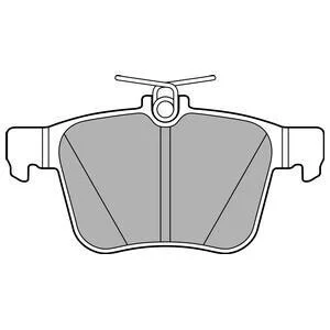 Комплект гальмівних колодок задн, AUDI A3, A8 D4, Q2, Q3, TT SEAT ATECA, LEON, LEON SC, LEON ST, TARRACO SKODA KODIAQ I, SUPERB III VW ARTEON, ARTEON SHOOTING BRAKE, ATLAS 1.0-Electric 05.09- Delphi LP2697