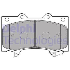Тормозные колодки дисковые, комплект Delphi LP2712