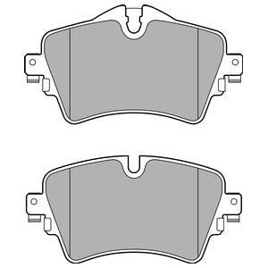 Тормозные колодки дисковые, комплект Delphi LP2717