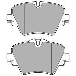 Тормозные колодки дисковые, комплект Delphi LP3182