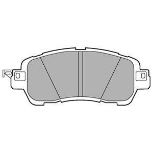 Тормозные колодки дисковые, комплект Delphi LP3189