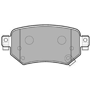 Тормозные колодки дисковые, комплект Delphi LP3234