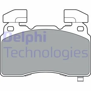 Тормозные колодки дисковые, комплект Delphi LP3366
