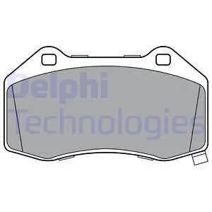 Тормозные колодки дисковые, комплект Delphi LP3388 (фото 1)