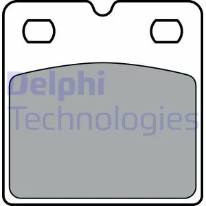 Тормозные колодки дисковые, комплект Delphi LP3405