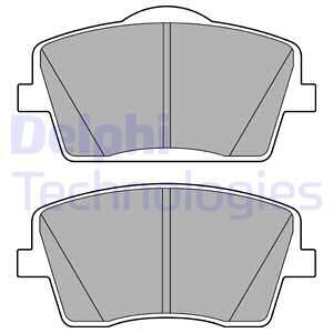 Тормозные колодки дисковые, комплект Delphi LP3435