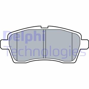 Тормозные колодки дисковые, комплект Delphi LP3510