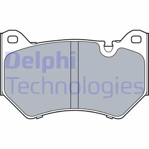 Тормозные колодки дисковые, комплект Delphi LP3511
