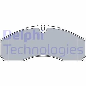 Тормозные колодки дисковые, комплект Delphi LP3541