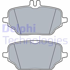 Тормозные колодки дисковые, комплект Delphi LP3572