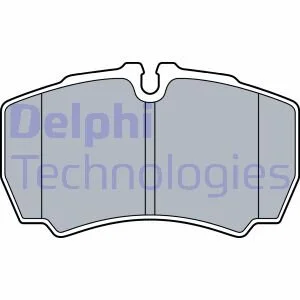 Тормозные колодки дисковые, комплект Delphi LP3573