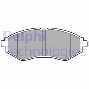 Тормозные колодки дисковые, комплект Delphi LP3594
