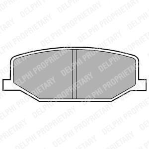 Тормозные колодки дисковые, комплект Delphi LP527