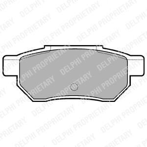 Тормозные колодки дисковые, комплект Delphi LP562