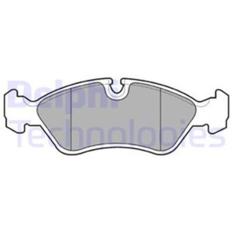 Тормозные колодки дисковые, комплект Delphi LP585