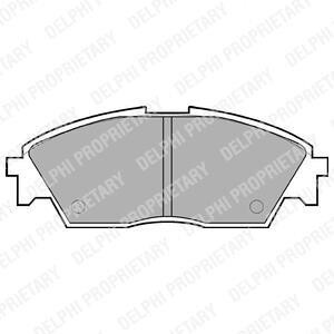 Тормозные колодки дисковые, комплект Delphi LP605